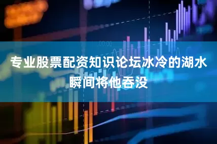 专业股票配资知识论坛冰冷的湖水瞬间将他吞没